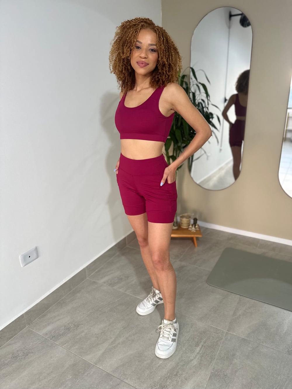 Ore FitWear — conjunto bordô
