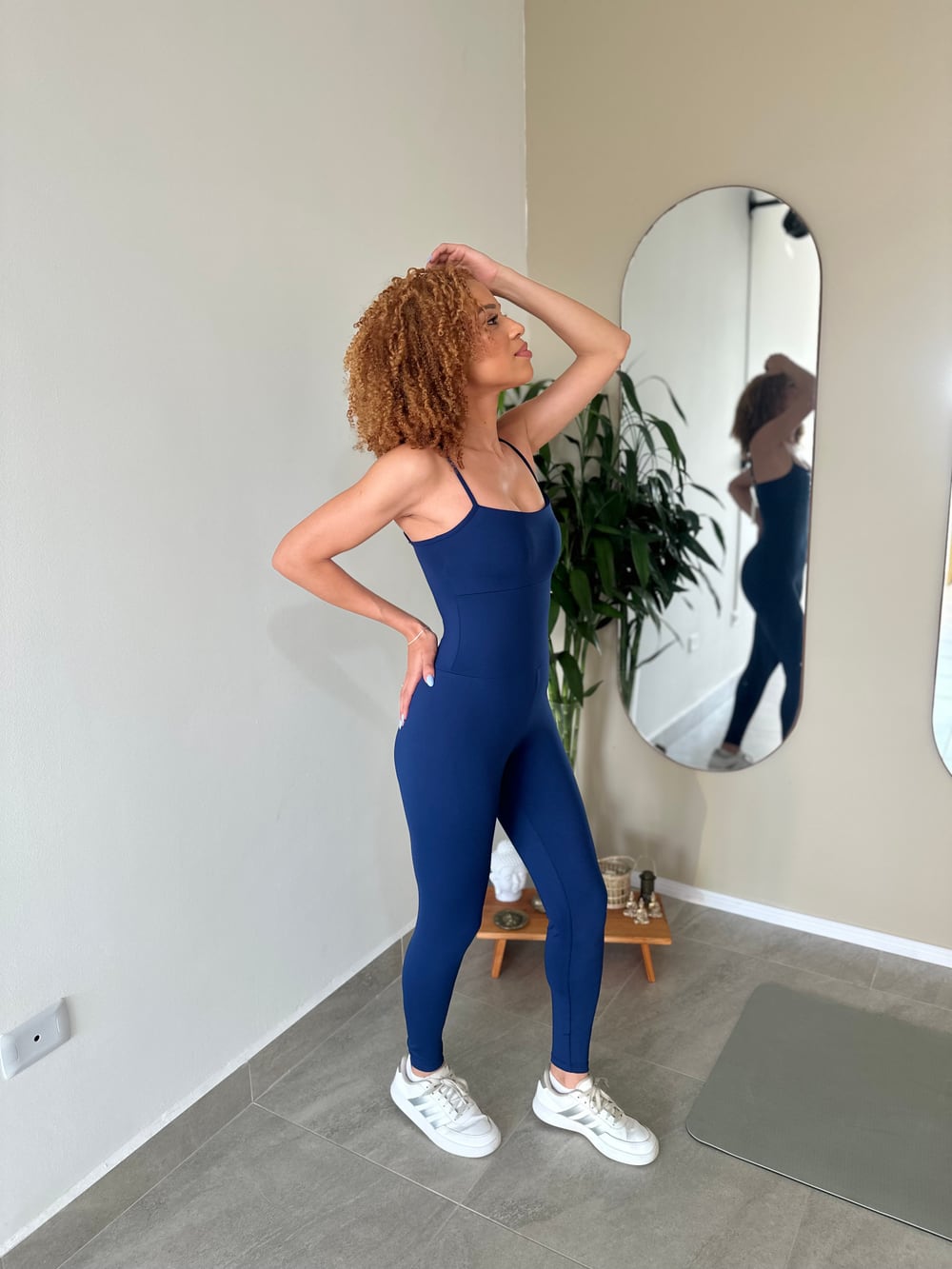 Ore FitWear — macacão azul-marinho